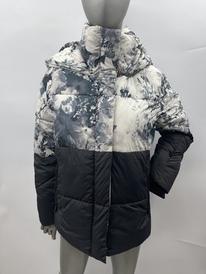 NWOT Women s Roxy Rebel Jet Ski snow jacket Brown Color Block Size M