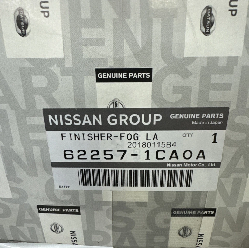 62257-1CA0A OEM Infiniti FX35 FX50 LÁMPARA ANTINIEBLA genuina bisel acabado LH 09-11 Foto 3 de 3