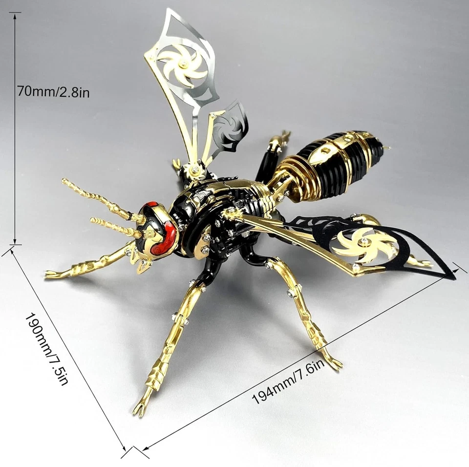 Bloques de construcción Northern Giant Hornet - Difícil rompecabezas hágalo usted mismo Foto 4 de 4