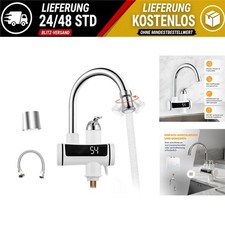 HOGART Elektrischer Wasserhahn mit Durchlauferhitzer 230V, Warmwasserhahn K&uuml;che