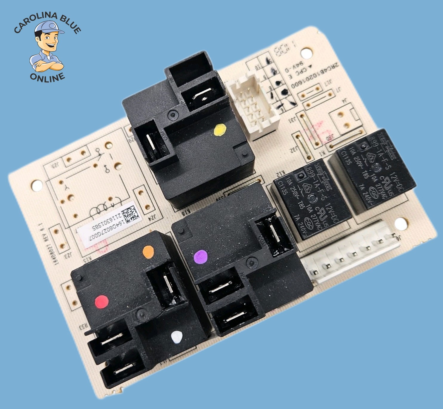 OEM GE Wall Oven Relay WB27T11326 1-Year Warranty (Ships Today)