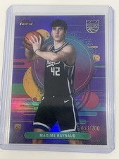 Maxime Raynaud 2025-26 Topps Finest Purple Refractor RC /200 #132 Rookie Kings