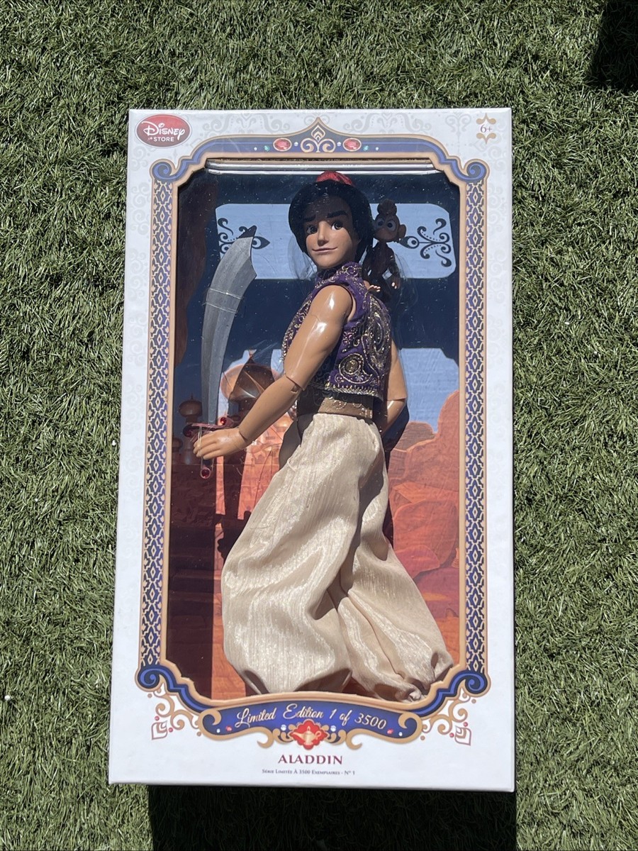 Disney Store Aladdin and Abu Limited Edition Doll 17