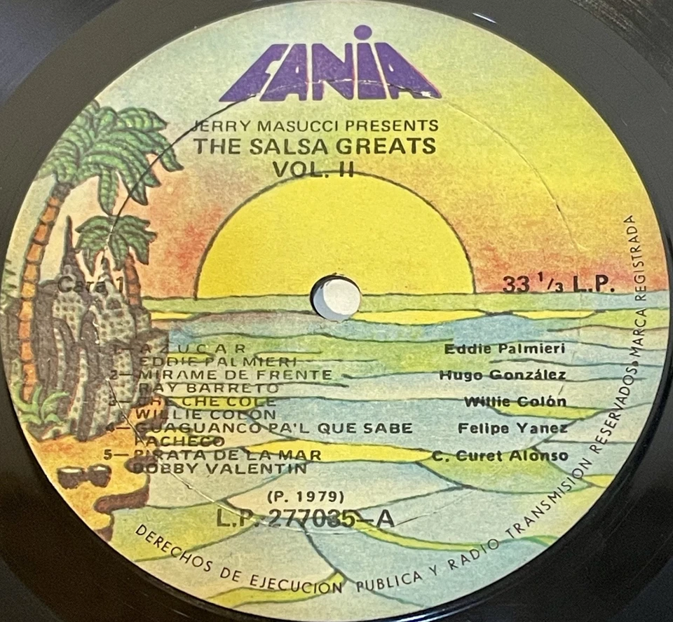 Jerry Masucci ‎– Jerry Masucci Presents Salsa Greats Vol. 2 - 1979 - Image 4 of 4
