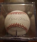 Hank Aaron Autographed National League Baseball 500 HR Club Member
