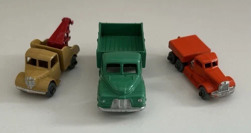 Vintage Lesney Dublo Bedford Wreck, Dinky Bedford Truck, Diamond T Prime Mover