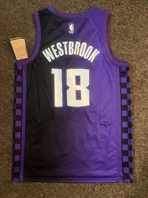 NWT Russell Westbrook Sacramento Kings Jersey L Monk Sabonis Murray Demar Zach - Image 1 of 2