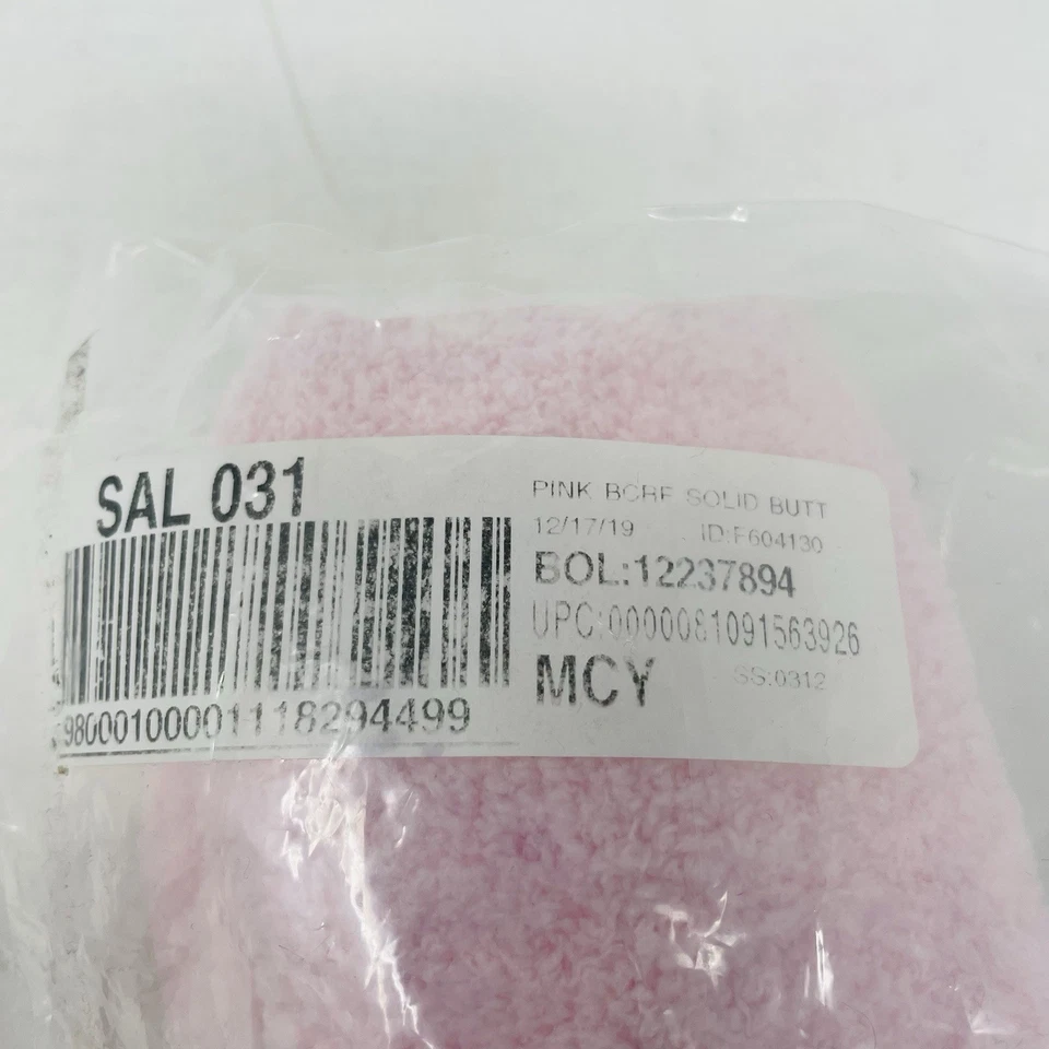 Charter Club Womens One Size Fits Most Supersoft Fuzzy Cozy Socks in Pink 1980 - Image 3 of 4