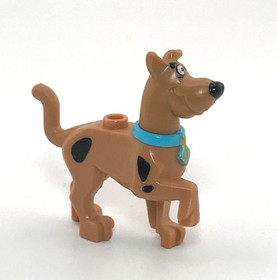 Scooby Doo Great Dane Scooby-Doo Walking with Medium Azure Collar Pattern Lego