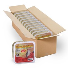 Pine Tree Farms Never Melt Hot Pepper Suet Cake for Wild Birds, No Mess Bird Sue