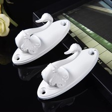 1 Pair European Retro Swan Shape Tieback Alloy Curtain Holdback Wall Hooks Decor