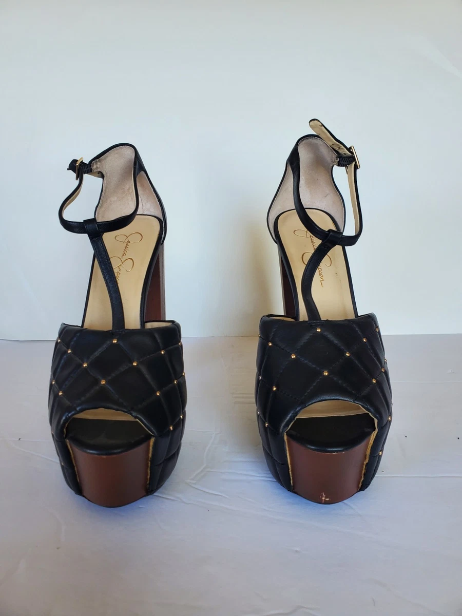 Jessica Simpson Glynis - Décolleté Donna Con Plateau E Punta A Punta, Satinato, Berry Blast (Taglia 42 EU) - 2