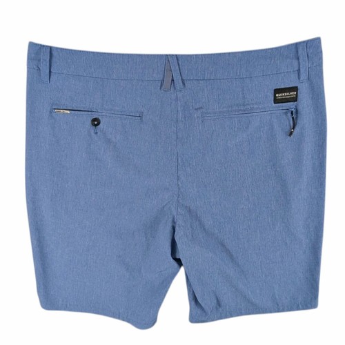 Pantaloncini da bagno Quicksilver Anfibian Board uomo 36 blu heathered tasche alte - Foto 2 di 6