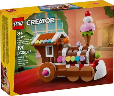 LEGO Creator Lebkuchen Zug Ornament Weihnachten Set 40777 Neu Versiegelt KOSTENLOSER VERSAND