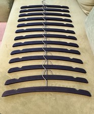 Victoria s Secret 13 Hangers Black Notched Anti Slip Luxury