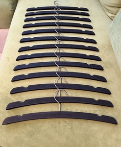 Victoria’s Secret 13 Hangers Black Notched Anti Slip Luxury