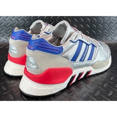 Adidas ZX 930 EQT Micropacer Silver Blue Red EF5558 Mens sneakers