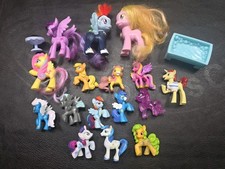 Hasbro My Little Pony Mixed Lot of 16 Ponies plus 2 Accessories