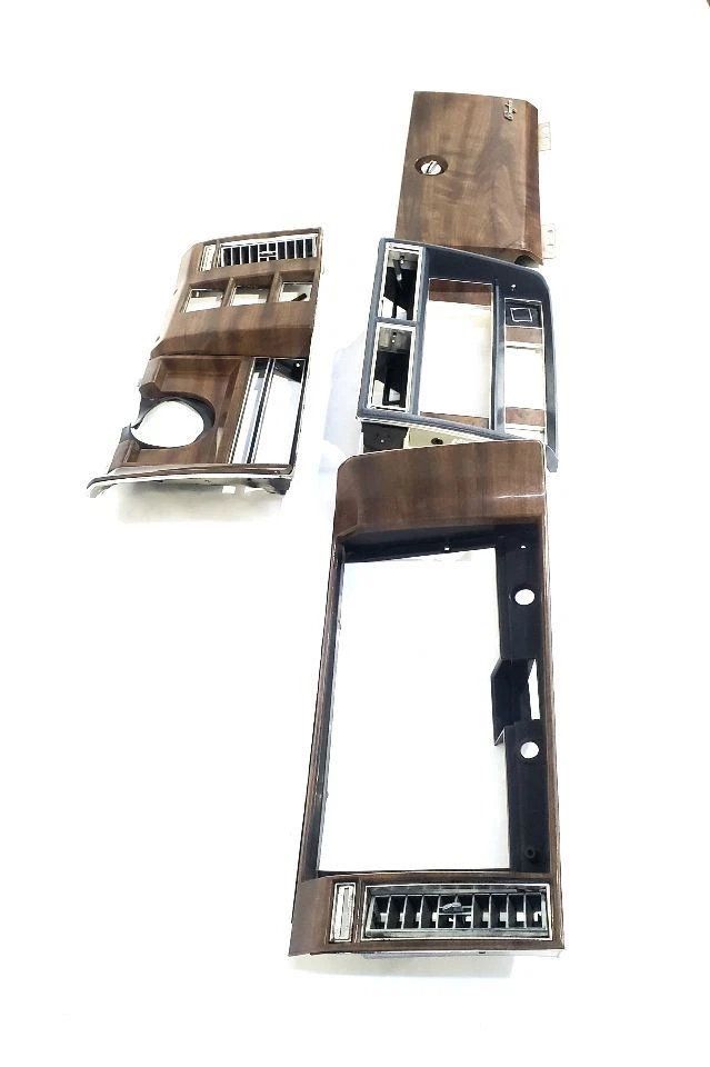 Cadillac Brougham 1988 OEM juego completo de molduras de madera montadas en el tablero Foto 4 de 4