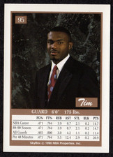 1990 SKYBOX NBA Basketball Rookie Card #95---TIM HARDAWAY, Golden State Warriors