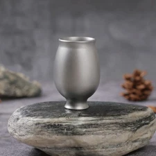 23ml Pure Titanium Shot Glass Tequila Whiskey Liquor Water Cup Healthy Drinkware