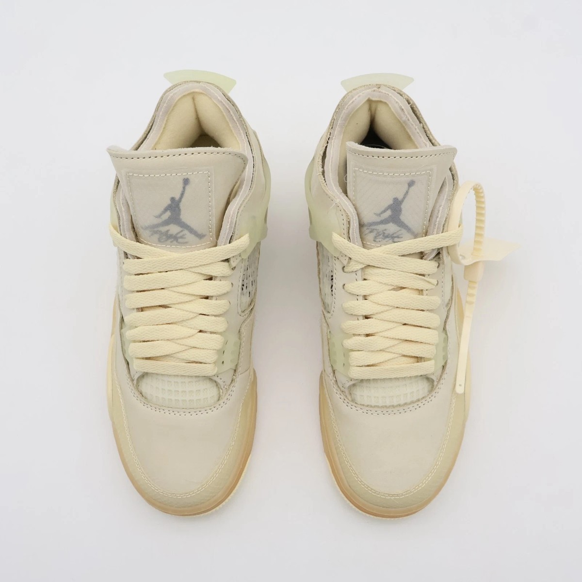 Size 10.5 - Jordan 4 SP x Off-White Mid Sail W for sale online | eBay