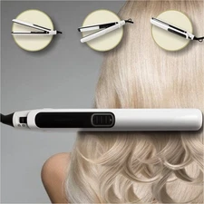 Hair Straightener - with Anti-Scald, Floating Ceramic Plates, 5 Heat Levels