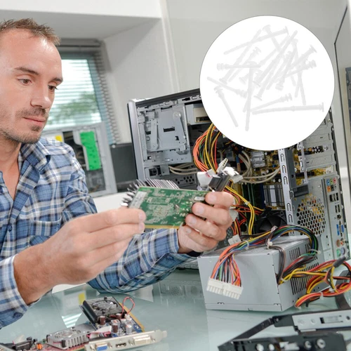  20 Pcs Stoßdichtungsfeindliche Nägel Befestigungsschrauben Für Computerlüfter