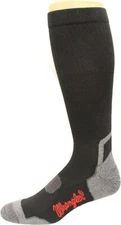 Wrangler Compression Technology Tall Boot Socks, Black, Lrg (M 9-13), 1 Pair