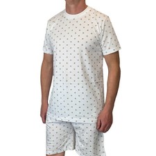 Mens T Shirt Shorts Tracksuit Set Star Large RRP  50 Boohoo Man Summer Set