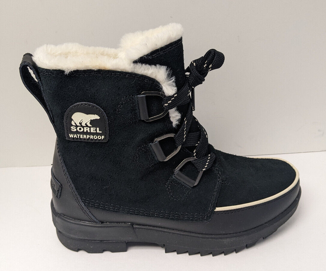 Sorel Tivoli IV Waterproof Winter Boots, Black Suede, Women's 7.5 M eBay