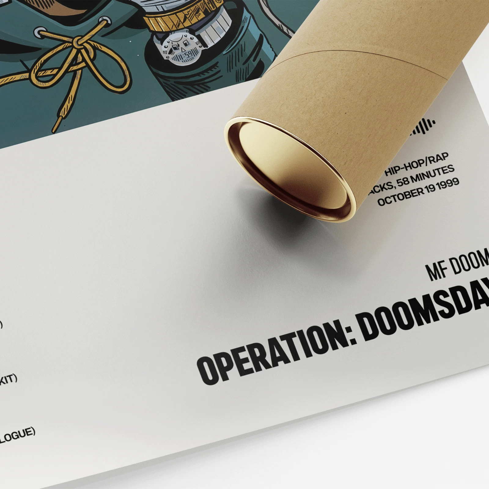 MF Dooom Operation: Doomsday Album Art Poster