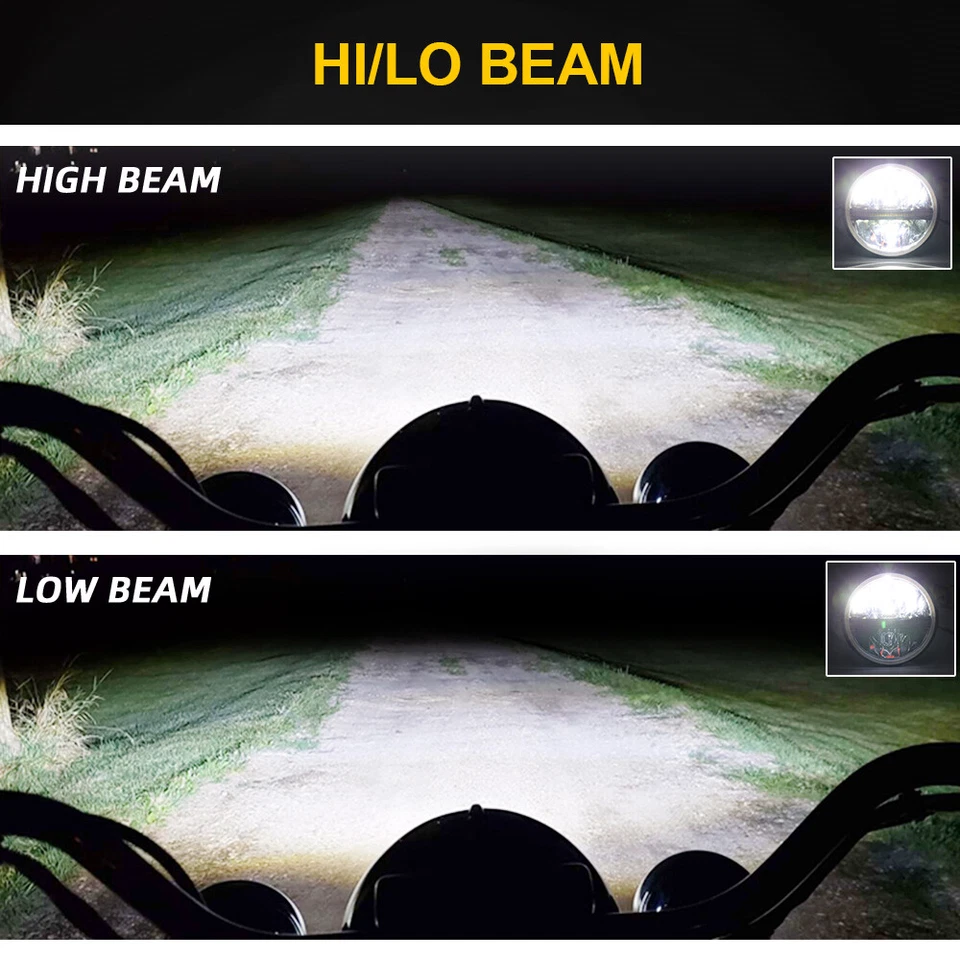 DOT 7" Round HI/LO Beam LED Headlights fit Chevrolet 1962-1980 C10 Pickup Truck - Image 2 of 4