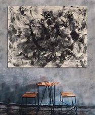 Original,  Mark Little,Acrylic Painting 81” X 62” Extra Large,Abstract,Modern,XL