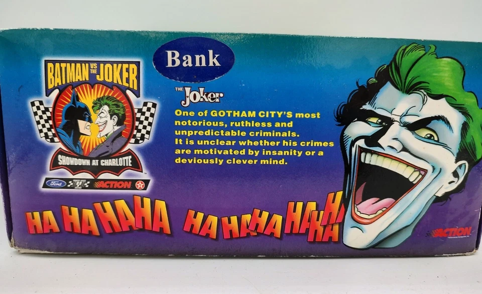 Casco Kenny Irwin 1/4 ACTION 1998 Nascar The Joker Foto 2 de 3