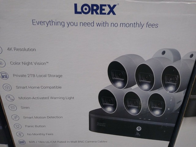 lorex 4k active deterrence 2tb security system installation