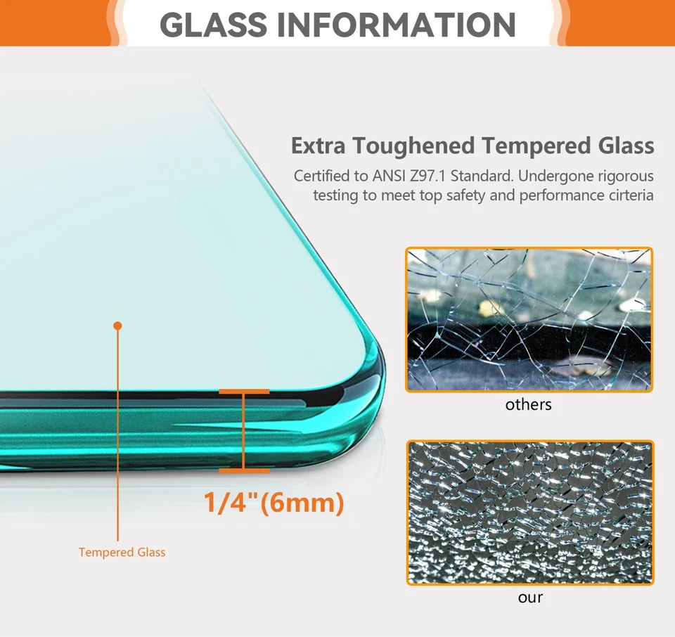 iBath 55-59 дюймов ширина x 56 дюймов высота полукаркасная раздвижная душевая дверь легко чистится - Изображение 3 из 4