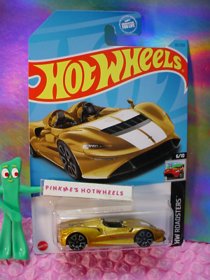 2023 Hot Wheels McLAREN ELVA #82 ☮ gold;gray trap5 ☮ ROADSTERS