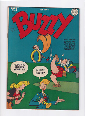 BUZZY #4 [1945 VF+] DC COMICS  GOLDEN-AGE HUMOR
