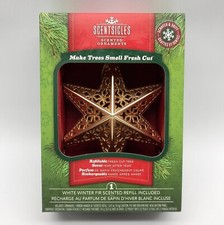     Scentsicles Refillable Scented Christmas Tree Ornament Decorative Gold Star