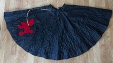 Lot of 6 Black Poodle Skirts Dance Halloween Costume, Lots of Color
