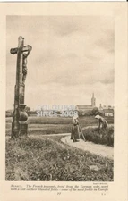 ALSACE FRENCH PEASANTS WORK  FIELDS c 1926 ILLUSTRATION PRINT