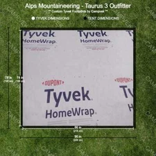 Tyvek Footprint for the Alps Mountaineering Taurus 3 Outfitter Tent