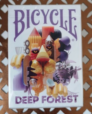 Fahrrad Deep Forest vergoldete Spielkarten neu & versiegelt Riffle Shuffle LTD Ed Deck