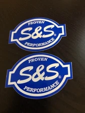 S&S performance racing 2PC sticker Set baggers superbike chopper drags hooligan
