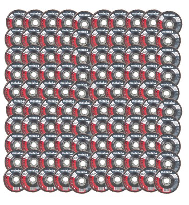 Metabo 629494000 4 1/2'' 7/8 T27 60 Grit Flapper Abrasive Flap Disc (100 Pack)