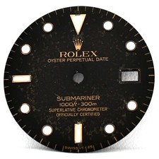 Rolex Genuine Factory 16803 16613 16618 Black Submariner Dial - Swiss Part