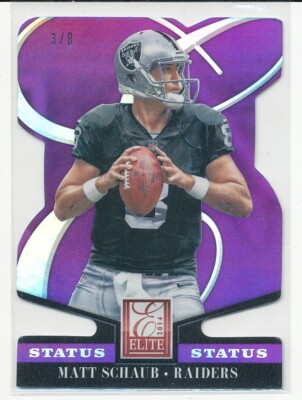 2014 Donruss Elite Matt Schaub Status Die-Cut /8