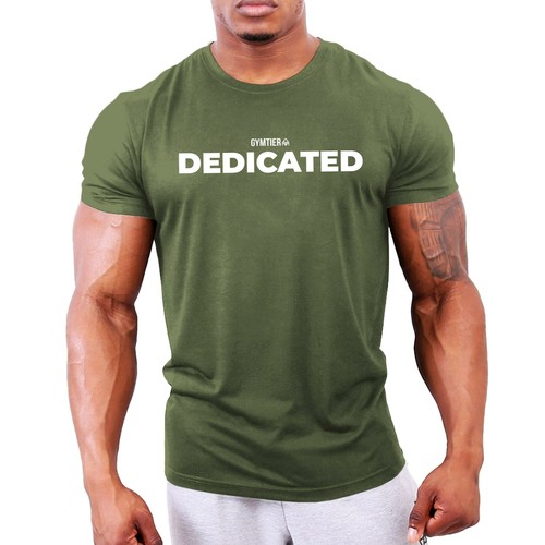 DEDICATA | T-shirt Palestra Bodybuilding Abbigliamento Allenamento Allenamento PALESTRA - Foto 4 di 8