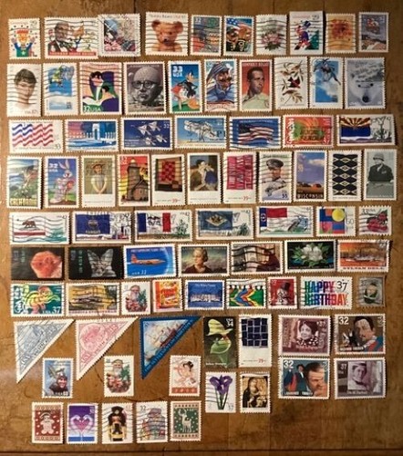 80 used 29 cent to 60 cent US postage stamps | eBay